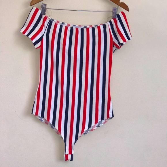 Iris off shoulder bodysuit - Picture 1 of 7